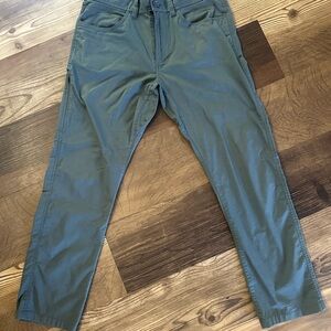 Prana Forest Green Slim Fit Pants